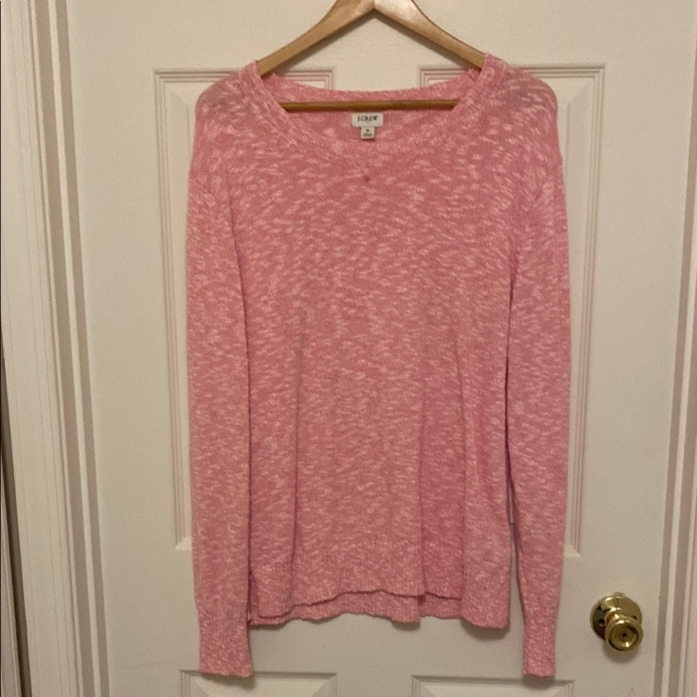 JCrew Pink Women's cotton summer sweater Top